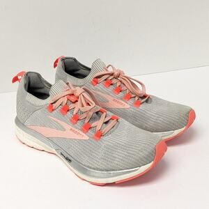 Brooks Ricochet 2 Running Shoes, Grey/Coral, Women's 8.5 M